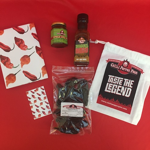 Una bolsa llena de todas las cosas Chipotle